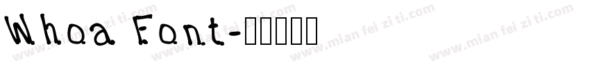 Whoa Font字体转换